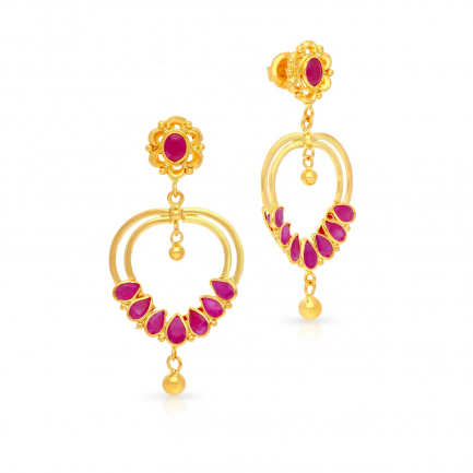 Amira Gold — Gemstone Earring