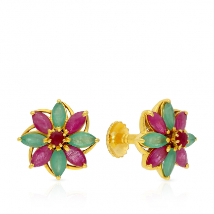 Amira Gold — Gemstone Earring