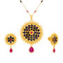 Amira Gold — Gemstone Pendant Set