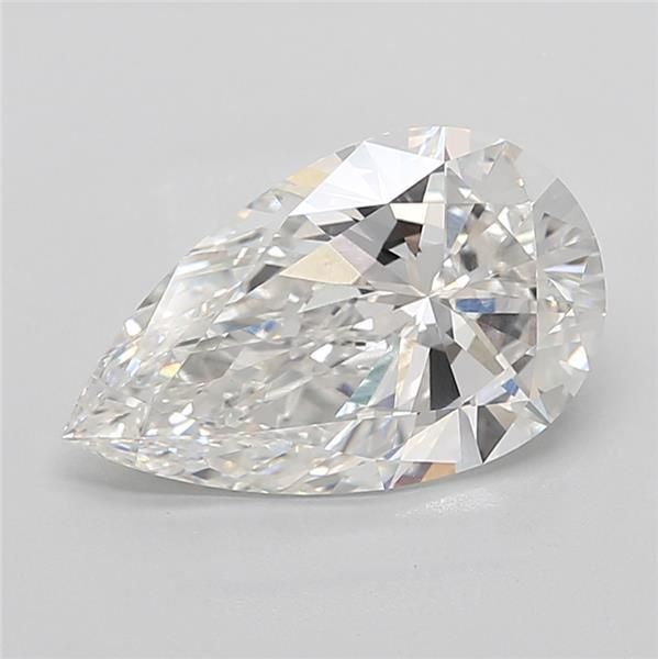 Amira Gold 6.08 ct. Lab Grown Pear shaped Diamond