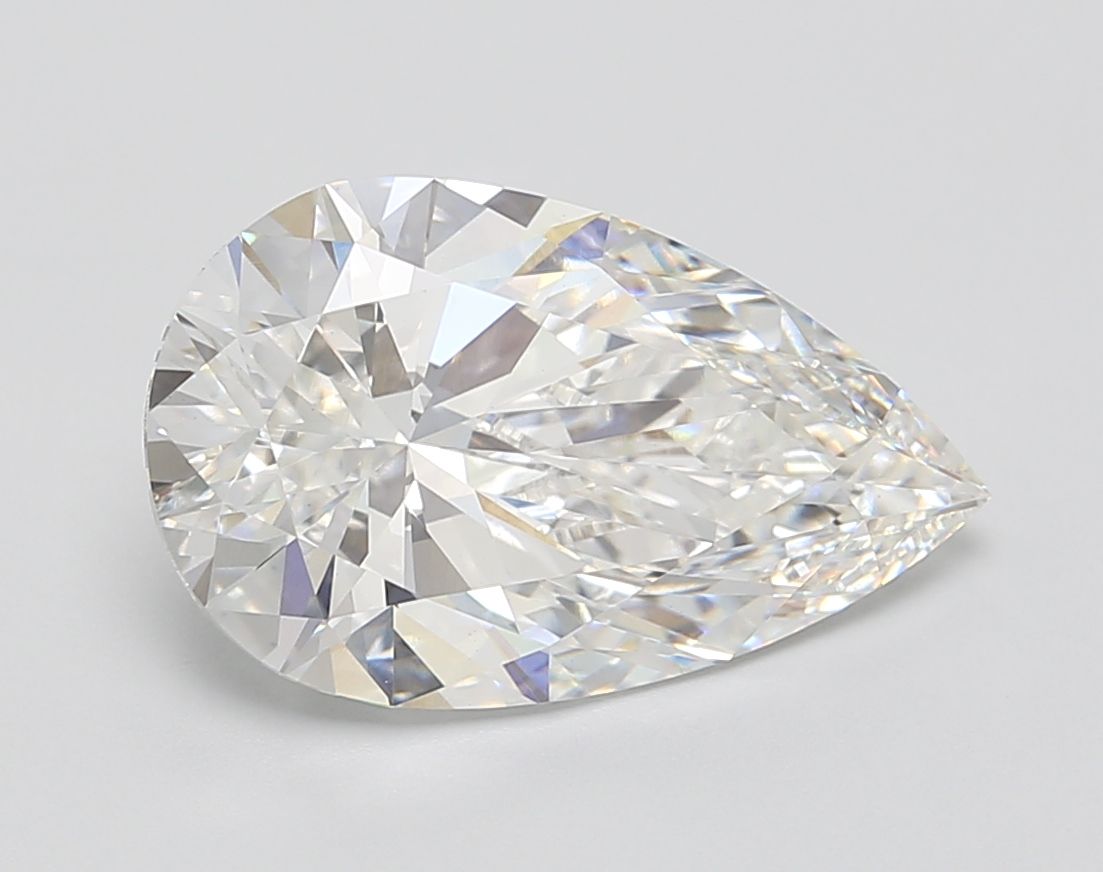 Amira Gold 5.24 ct. Lab Grown Pear shaped Diamond
