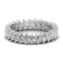 Amira Gold — Certified Marquise Diamond Eternity Band