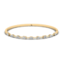 Amira Gold — Multishape Diamond Bangle